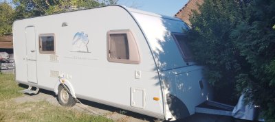 Knaus Südwind 550 FSK - 3 palandy, mover, solár, předstan